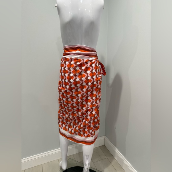$290 SILVIA TCHERASSI Giulia Skirt Pareo size S - Picture 8 of 10